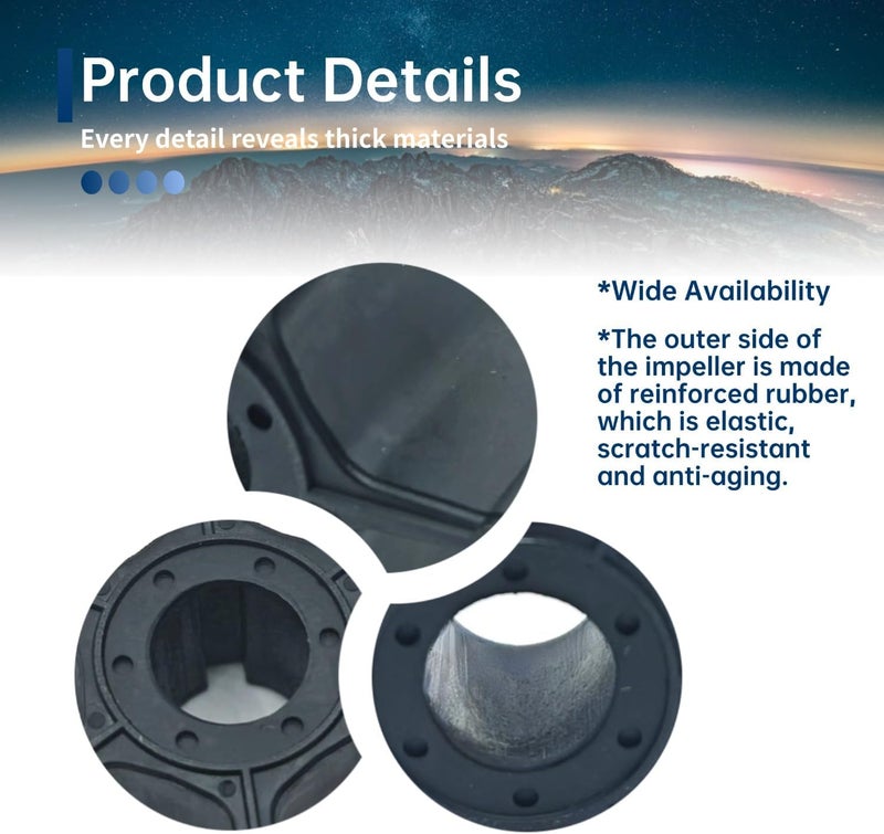 FREPURDO 17400-92D01 Water Pump Impeller Kit for Suzuki Outboard Motors, 17400-96353, 8-9.9 HP, Sierra 18-3255 - Image 5